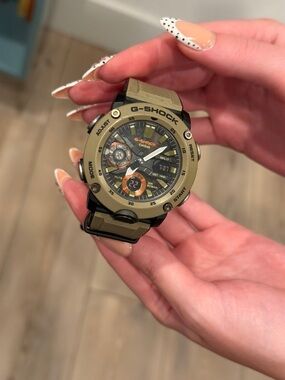 G-Shock Olive Green and Black Rugged Sport Watch